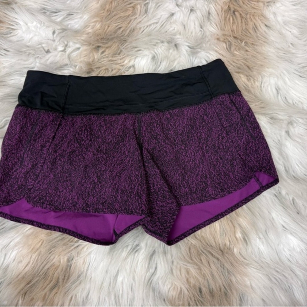 Lululemon Purple Speed Shorts